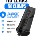 VELOMIX 28oz Protein Shaker Bottles - 4 Pack, Leak Proof