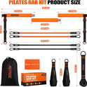 KUTIZE Pilates Bar Kit with Resistance Bands for Full-Body Workouts