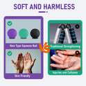 3-Pack Stress Balls for Adults - Hand Therapy, Finger Strengthening Exercises