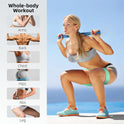 Resistance Bands 5-Pack for Strength Training and Stretching