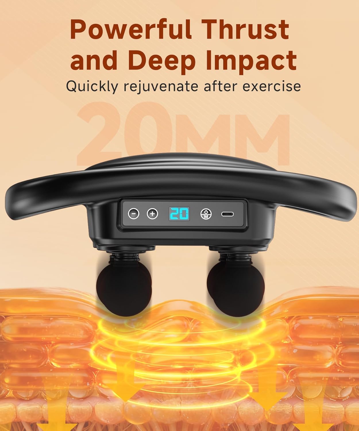 AERLANG Massage Gun Deep Tissue Muscle Massager for Pain Relief