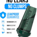 VELOMIX 28 oz Protein Shaker Bottle - 6 Pack, Earth Tones
