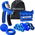 Grip Strength Trainer 7 Pack Adjustable Resistance Extensor Bands Finger Exerciser Hand Gripper