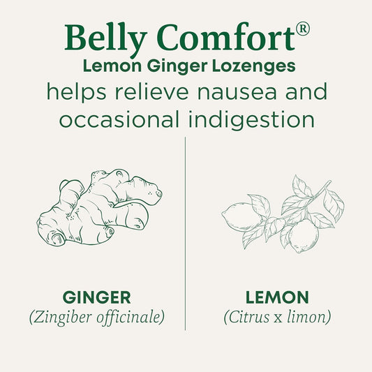 Traditional Medicinals Organic Belly Comfort Lozenges Lemon Ginger