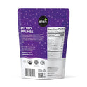 Elan Organic Pitted Prunes, 7.9 oz, Natural Dried Fruit, No Sugar Added, Sulphite-free, Non-GMO, Vegan, Gluten-Free, Kosher, Healthy Snack, Dried Plums