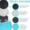 Vive Massage Ball Set for Plantar Fasciitis Relief and Hot Cold Therapy