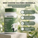 Rhodiola Rosea Supplement – Golden Root Adaptogen Capsules - Rhodiola Rosea Extract Powder Alternative with Salidroside for Stress Support - Energy, Focus & Performance