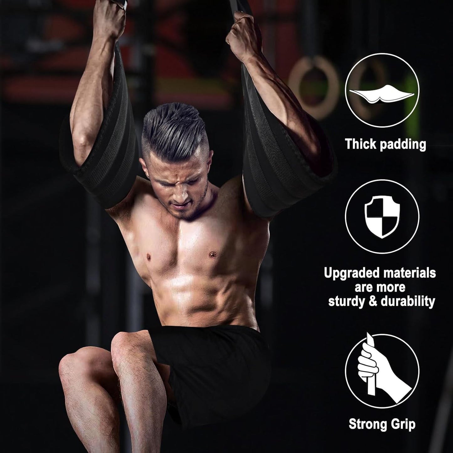 Ab Straps for Pull Up Bar: Hanging Abdominal Sling Straps