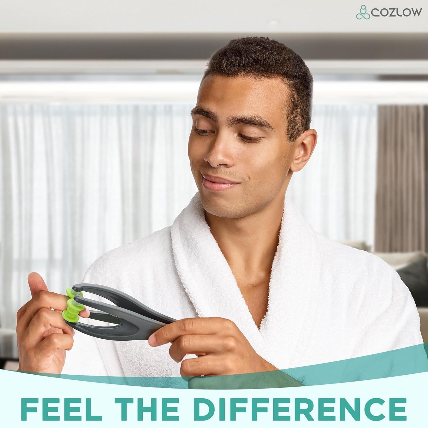 COZLOW Finger Massager for Deep Tissue Comfort and Pain Relief