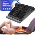 MINOLL Back Stretcher for Lower Back Pain Relief, Adjustable Arch Lumbar Support