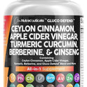 Clean Nutraceuticals Ceylon Cinnamon Capsules with Berberine Turmeric and Apple Cider Vinegar Supplement