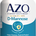 AZO D Mannose Urinary Tract Health, Cleanse, Flush & Protect The Urinary Tract, No.1 Pharmacist Recommended Brand, Clinical Strength, Non-GMO, 120 Count