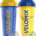 Velomix 28oz Protein Shaker Bottles - 2 Pack, Leak-Proof