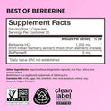 HUM Berberine Supplement 1200mg for Metabolic Wellness and Gut Health