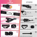 Resistance Bands with Handles for Women, 5 Level Exercise Bands