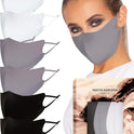 KARIZMA Face Wardrobe Cloth Face Mask, 6 Soft Masks, Washable Fabric, Adjustable Ear Loops, Earth Shades Pack
