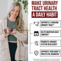 CranEaze®: Cranberry Juice Extract Plus D-Mannose – 36 mg PAC, 100% Soluble PAC - Supports Urinary Tract Health – Most Effective Cranberry Pills for Women, UTI Cranberry Supplement - 60 Capsules