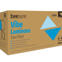 BeeSure Vibe Face Masks, Glamorous Pink, Latex-Free, Pack of 50