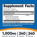 Nutricost Milk Thistle Extract 240 Capsules for 240 Servings Per Bottle - Vegan, GMO Free and Gluten Free