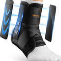 Slim-Fit Ankle Brace for Sprained Ankle, Quick Lace Up Ankle Support for Women Men