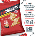 PopCorners Popped Corn Snacks, Kettle Corn, 1 Ounce (Pack of 20) (Packaging May Vary)