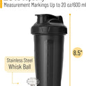 Mr. Pen 28oz Protein Shaker Bottle with Whisk Ball