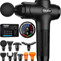 TOLOCO Deep Tissue Percussion Massage Gun with 10 Heads, Super Quiet Portable Electric Massager