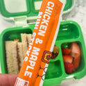 The New Primal Snack Mates Chicken & Maple Sticks, Gluten Free Healthy Snacks for Kids, Low Sugar High Protein Back to School Snacks, Mini Paleo Jerky Meat Stick, 5g Protein, 35 Calories, 15 Pack