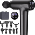 cotsoco deep tissue massage gun with 9 attachment heads and 20 speeds