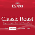 Folgers Classic Roast, Medium Roast Coffee, Keurig K-Cup Pods, 12 Count Boxes (Pack of 6)