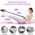 Pedal Resistance Bands with Handles, 6-Tube Tension Training for Full-Body Workout
