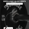 DMoose Fitness Barbell Clips 2 Inch - Quick Release Collars for Weightlifting