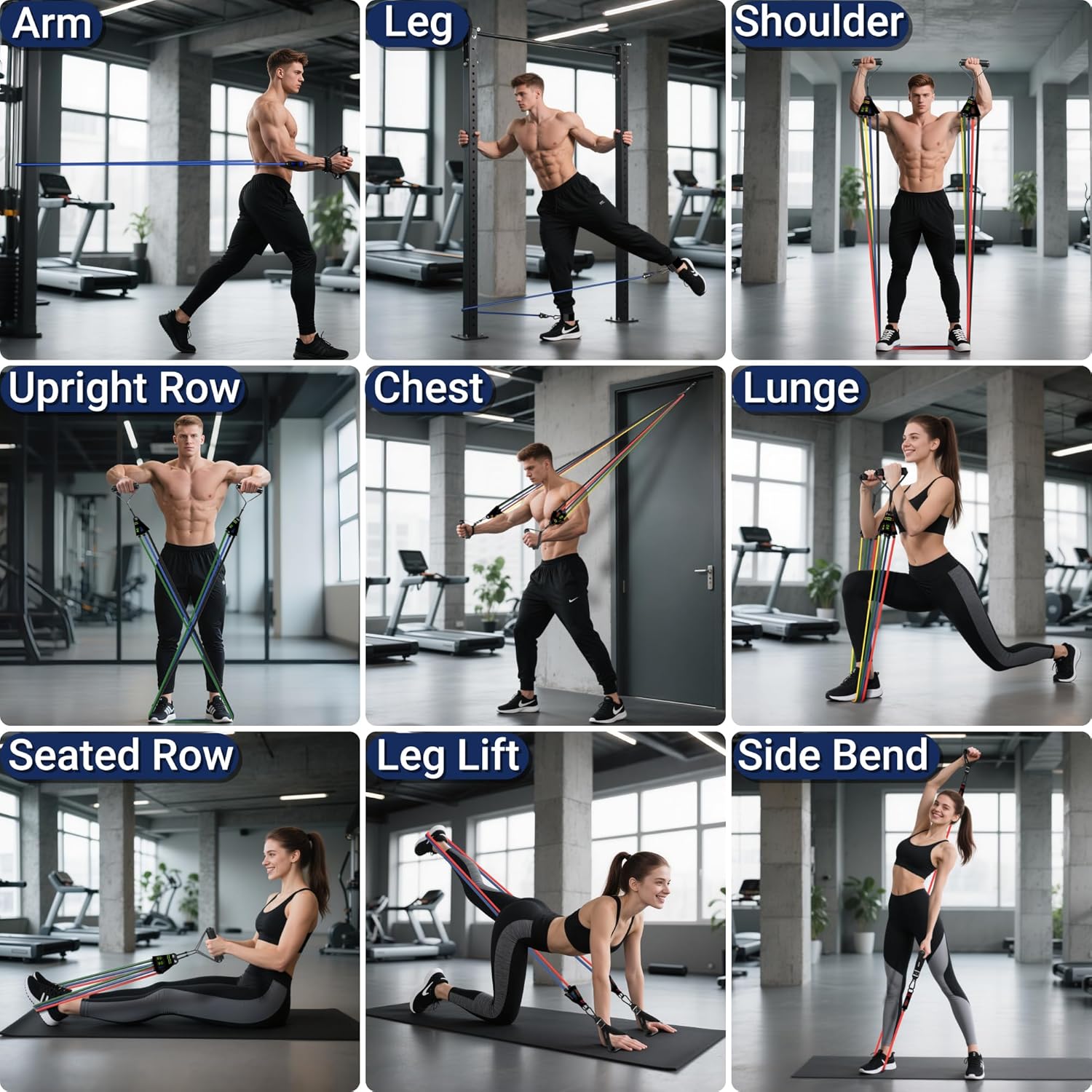 Readaeer Resistance Bands for Fitness and Strength Training