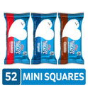 Rice Krispies Treats Mini Crispy Marshmallow Squares, Kids Snacks, Lunch Snacks, Variety Pack, 20.1oz Box (52 Bars)