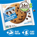 Lenny & Larry's Complete Protein Cookie, [Chocolate Chip], Chewy Soft Baked, 16g Plant Protein, Vegan, Non-GMO, High Fiber, 4 Ounce Cookie (Pack of 12)