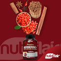 NutriFlair Premium Berberine HCL 1200mg, 120 Capsules - Plus Pure True Ceylon Cinnamon, Berberine HCI Root Supplements Pills - Immune System - Made in USA