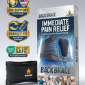 Sparthos Back Brace for Lower Back Pain Relief - Breathable Lumbar Support