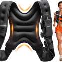 Renoj Weighted Vest for Fitness: 6lb-20lb Fixed Weights, Reflective Strips, Storage Pocket