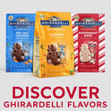 GHIRARDELLI Milk Chocolate Caramel Snowmen, 5.8 oz Bag Premium Holiday Chocolate Candy Individually Wrapped