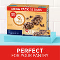 Fiber One Chewy Bars, Oats and Chocolate, Fiber Snacks, Mega Pack, 15 Ct, 21.2 oz