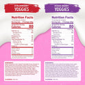 Nature's Garden Probiotic Yoggies Multi Pack, 21oz (Strawberry 15x0.7 oz + Mixed Berry 15x0.7 oz) Yogurt Covered Healthy Snack, High Fiber, Real Fruit Pieces, No Artificial Ingredients, for Adults