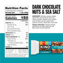 KIND ZERO Added Sugar Bars, Variety Pack, Dark Chocolate Nuts & Sea Salt, Caramel Almond & Sea Salt, Peanut Butter Dark Chocolate, Keto Friendly Snacks, Gluten Free, 5g Protein, 15 Count