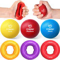 FitBeast Grip Strength Trainer - 6-Piece Hand Therapy Set for Strength, Recovery & Stress Relief