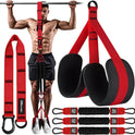 Pull Up Assist Bands with 3 Resistance Levels and Adjustable Comfort Foot Rest