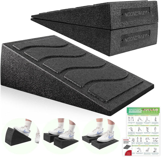 Slant Board for Calf Stretching, 5 Adjustable Angles, 480 lbs Capacity