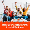 Kinder Bueno Milk Chocolate Bars with Hazelnut Cream, Bulk 20 Pack, Chocolate Candy Bars for Game Day, Football Party Supplies, Snacks for Adults, 4 Per Pack