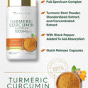 Carlyle Turmeric Curcumin with Black Pepper | 180 Capsules | Turmeric Complex Supplement | Non-GMO, Gluten Free