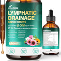 21-in-1 Lymphatic Drainage Drops for Immune System Support with Echinacea and Turmeric 2 FL OZ
