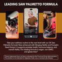 Saw Palmetto Supplement with Stinging Nettle and Pumpkin Seed Extract - Advanced 3X Formula - DHT Blocker Urinary Health and Prostate Support for Mens Health - Vegan, Non-GMO Capsules - 2 Month Supply