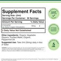 Chlorophyll Liquid Drops - for Digestion, Gut Health, Energy and Detox - Vegan Safe (Rich, Full Texture and Taste, Not Watered Down), 2oz Peppermint Flavored, by Double Wood